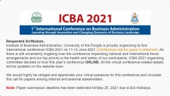 International Conference on Business Administration ICBA 2021