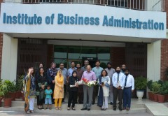 Dean FBEAS, Prof. Dr. Mumtaz Anwar Chaudhry visits IBA